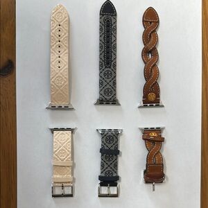 Tory Burch Set of Stylish Watch Bands in Various Colors